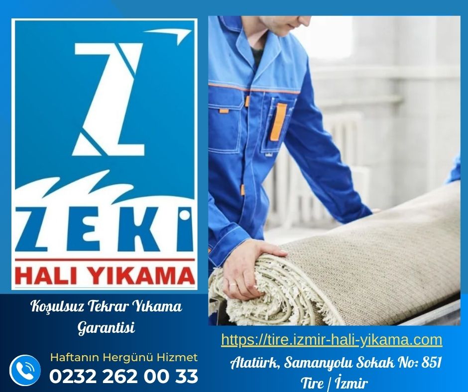 tire halı yıkama aşamaları